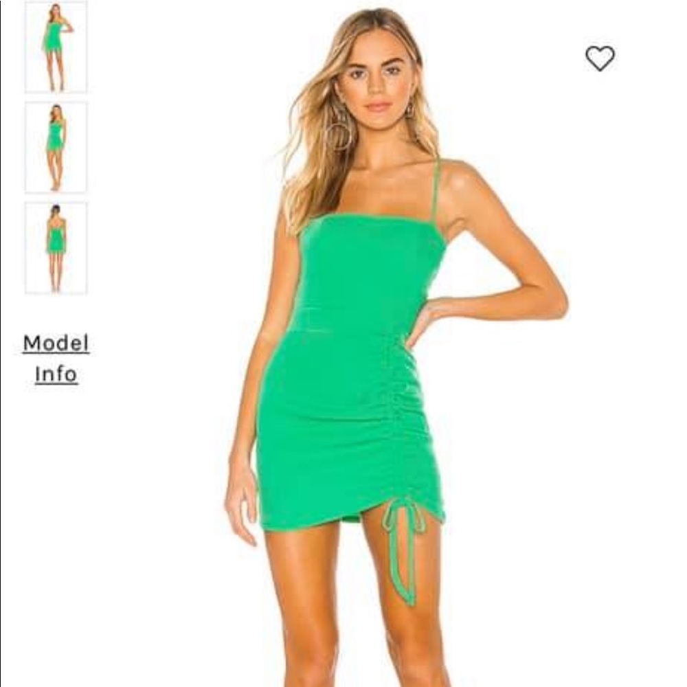 Revolve green superdown dress